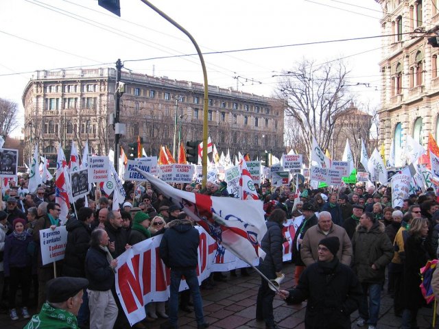 Milano - Manifestazione 20 gennaio 2012